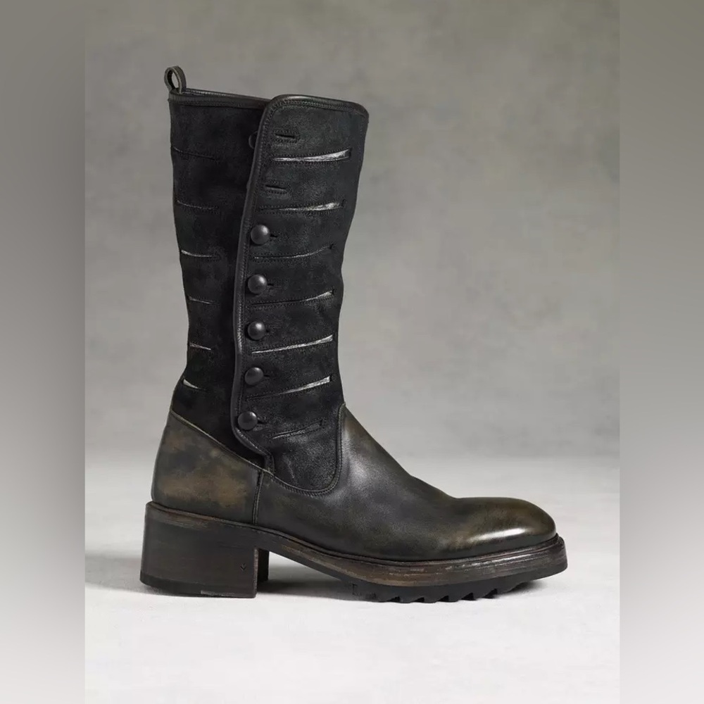 John Varvatos Thayer Tall Button Boot. Size 8.5 EU 41.5. Brand new